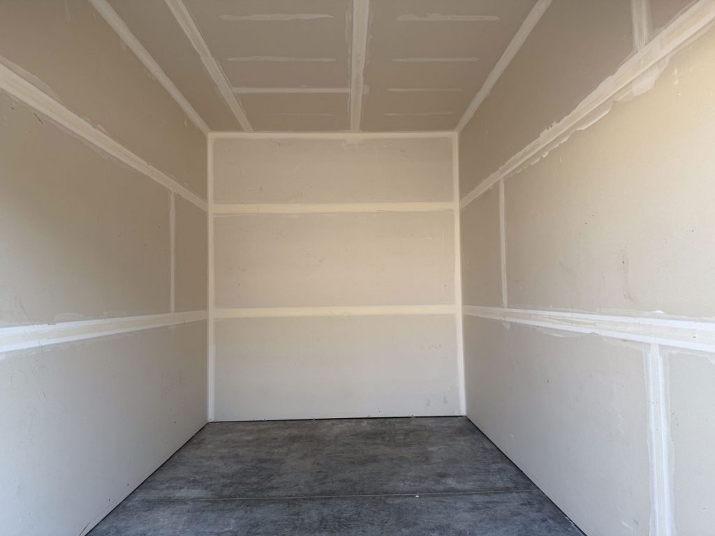 Inside view of storage unit facility